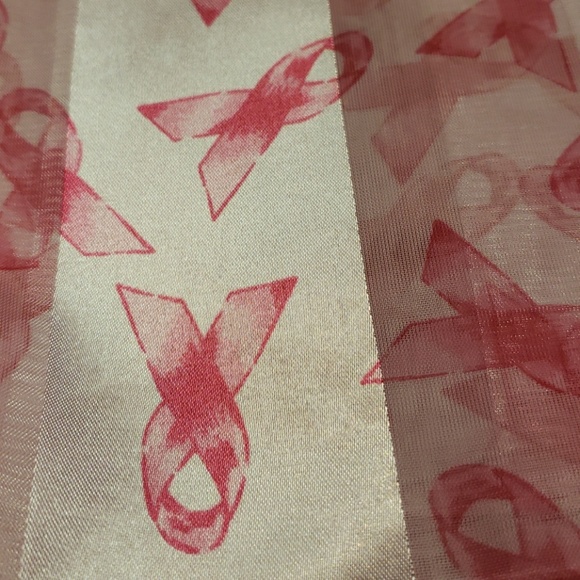 21x21 Satin Pink Breast Cancer Awareness - Picture 3 of 3